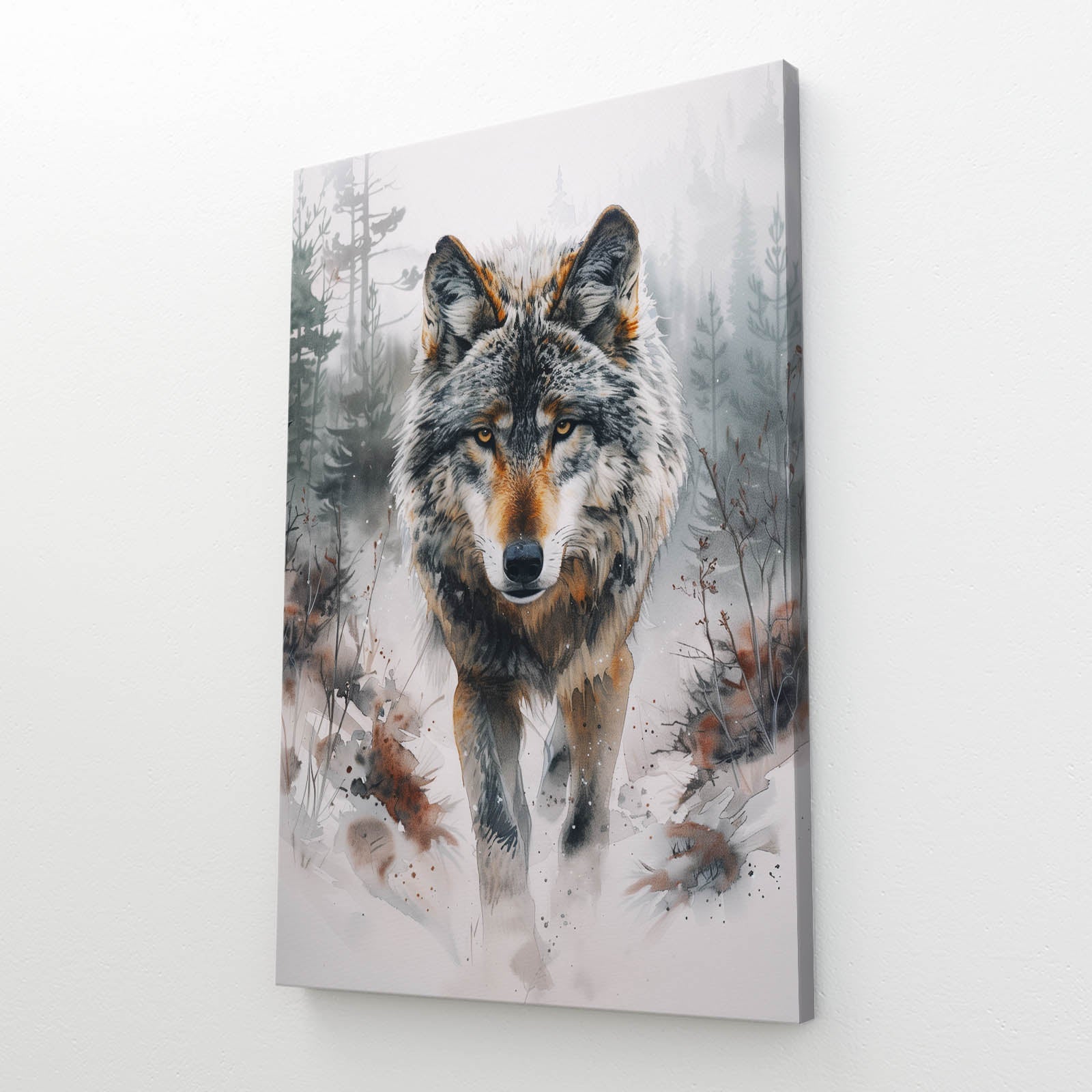 Wolf Art Canvas