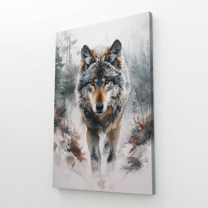 Wolf Art Canvas