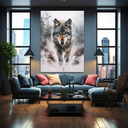 Wolf Art Canvas