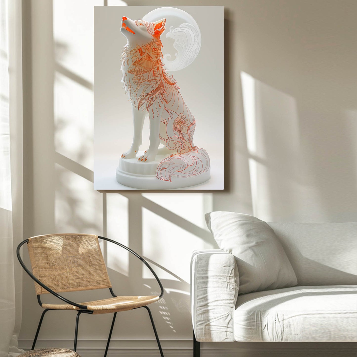 Wolf Art Geometric