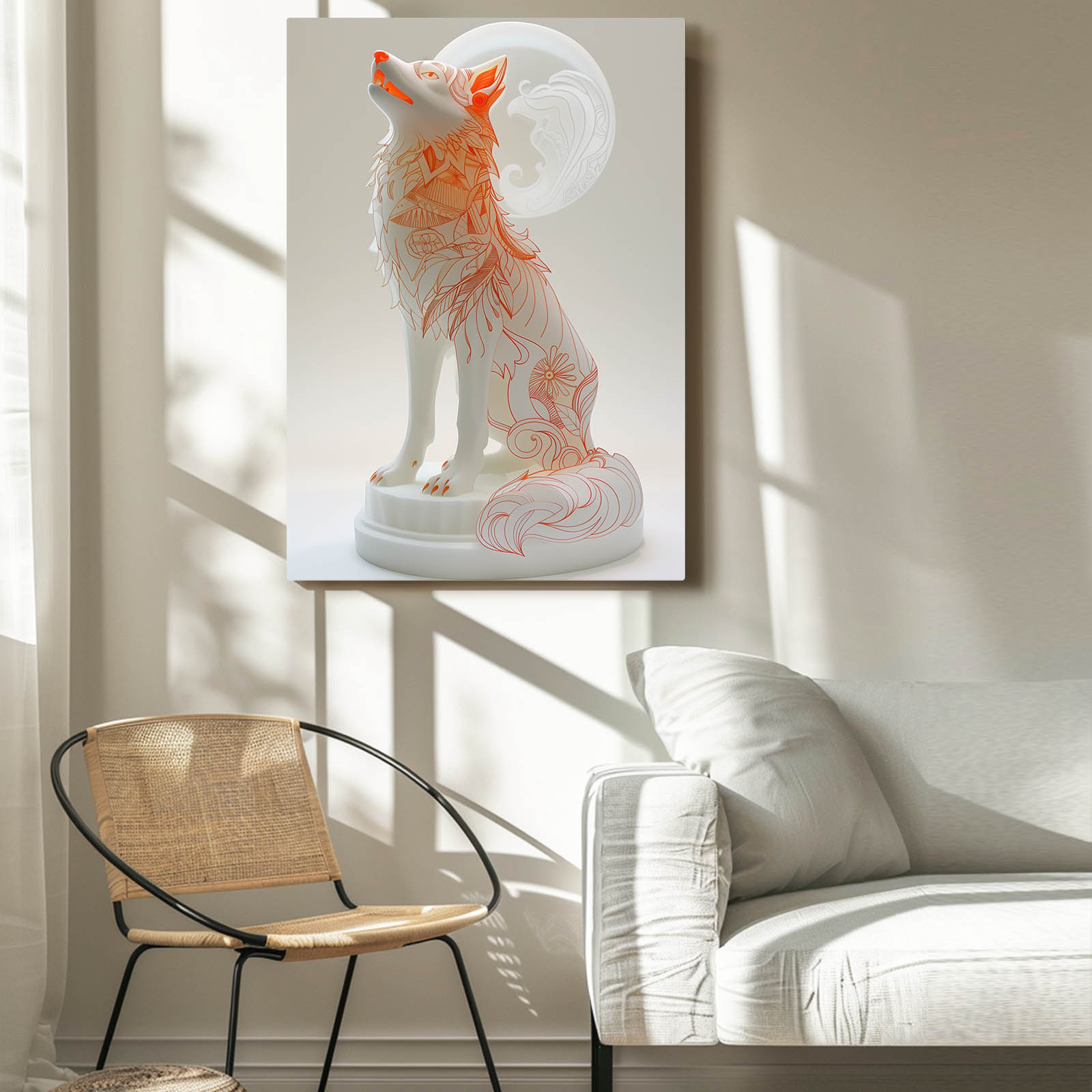 Wolf Art Geometric