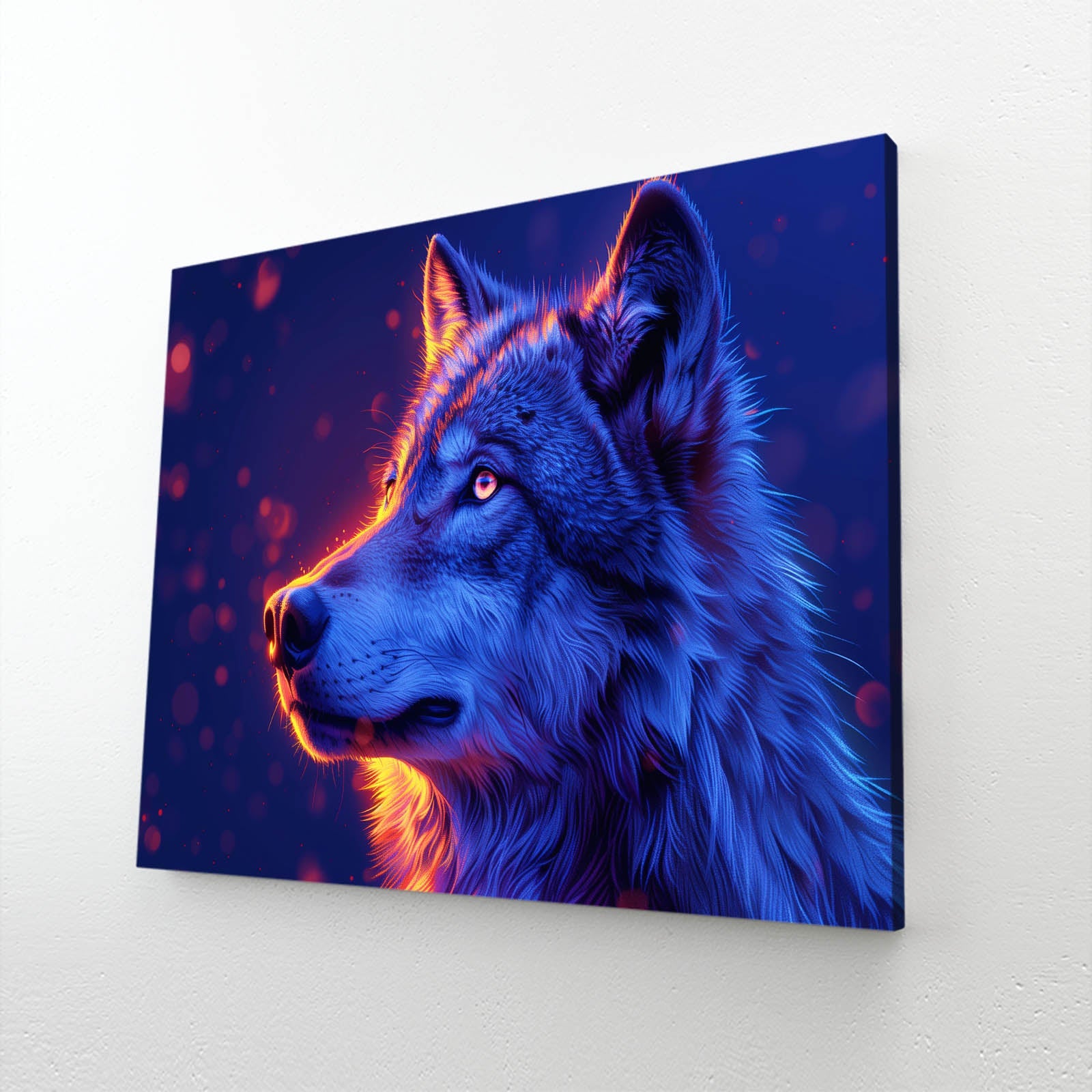 Wolf Art Glow In The Dark