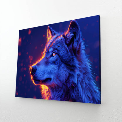 Wolf Art Glow In The Dark