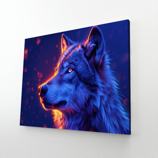 Wolf Art Glow In The Dark