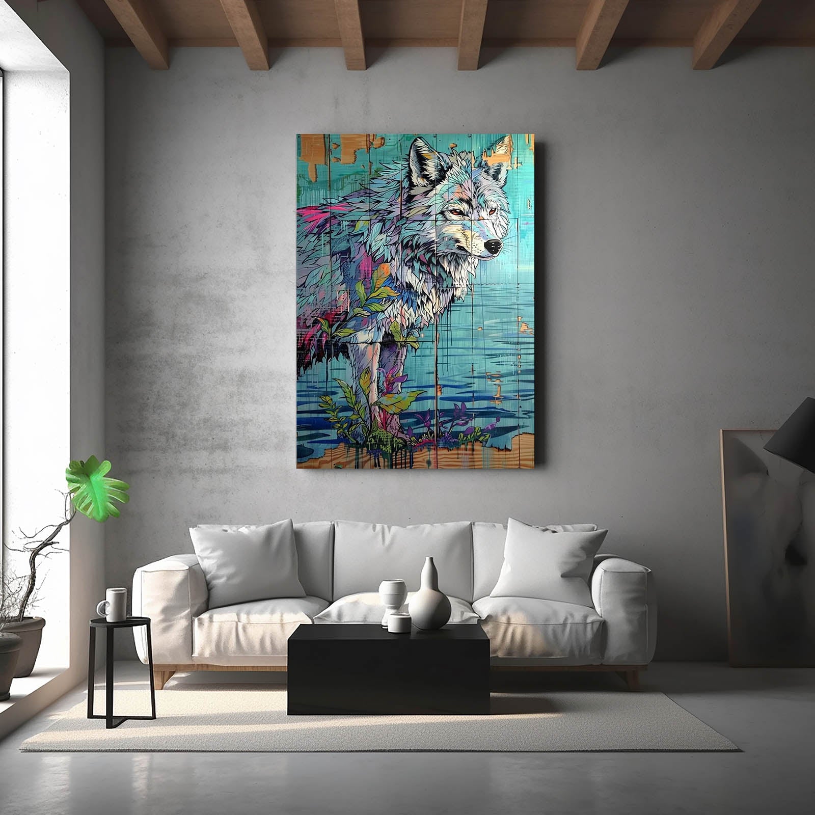 Wolf Art Pattern