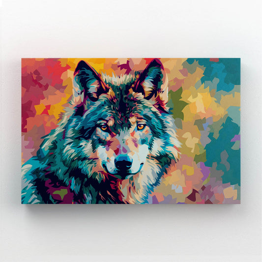 Wolf Art Pop Art