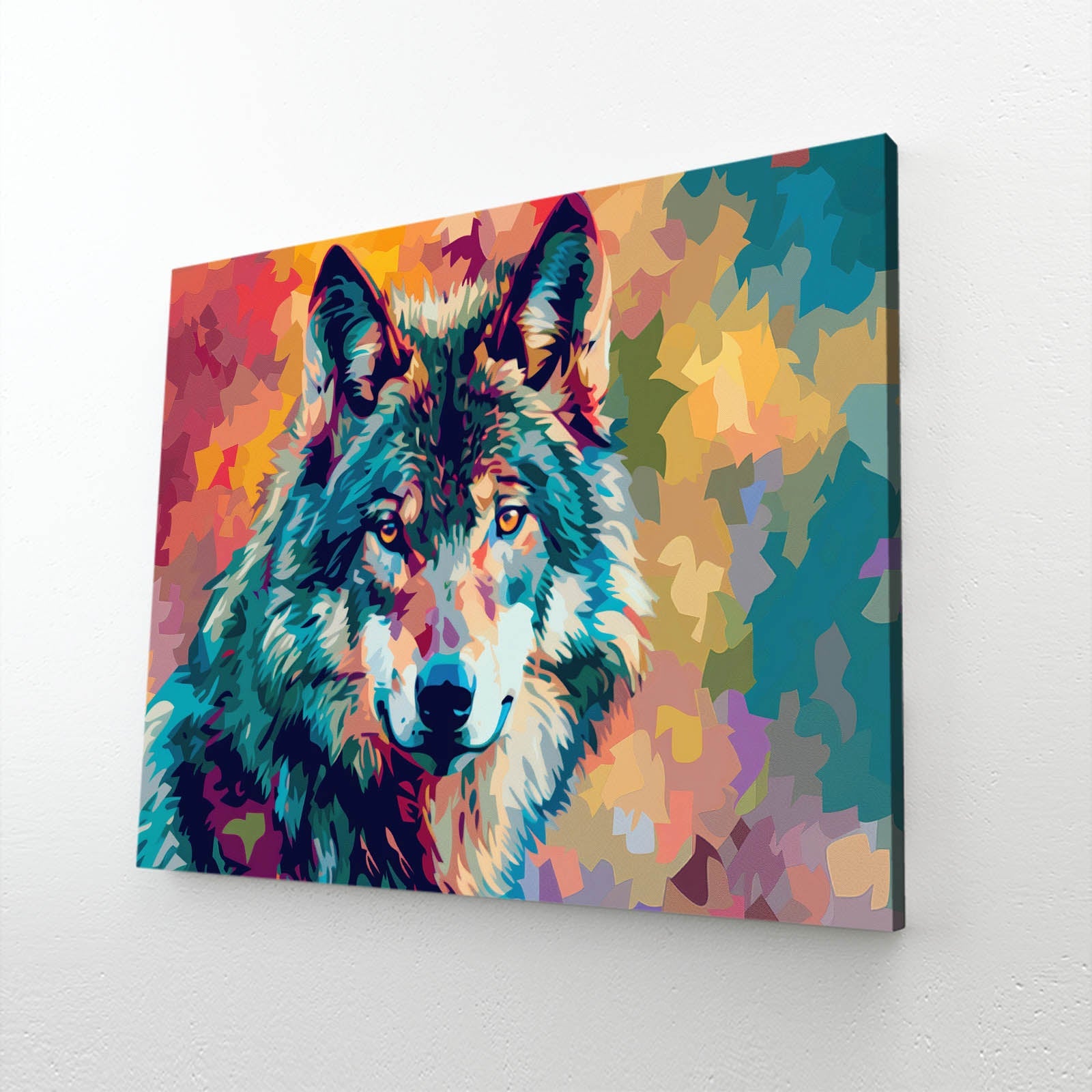 Wolf Art Pop Art
