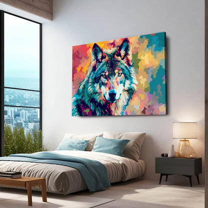 Wolf Art Pop Art