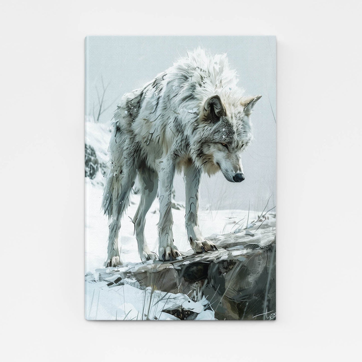Wolf Art Standing