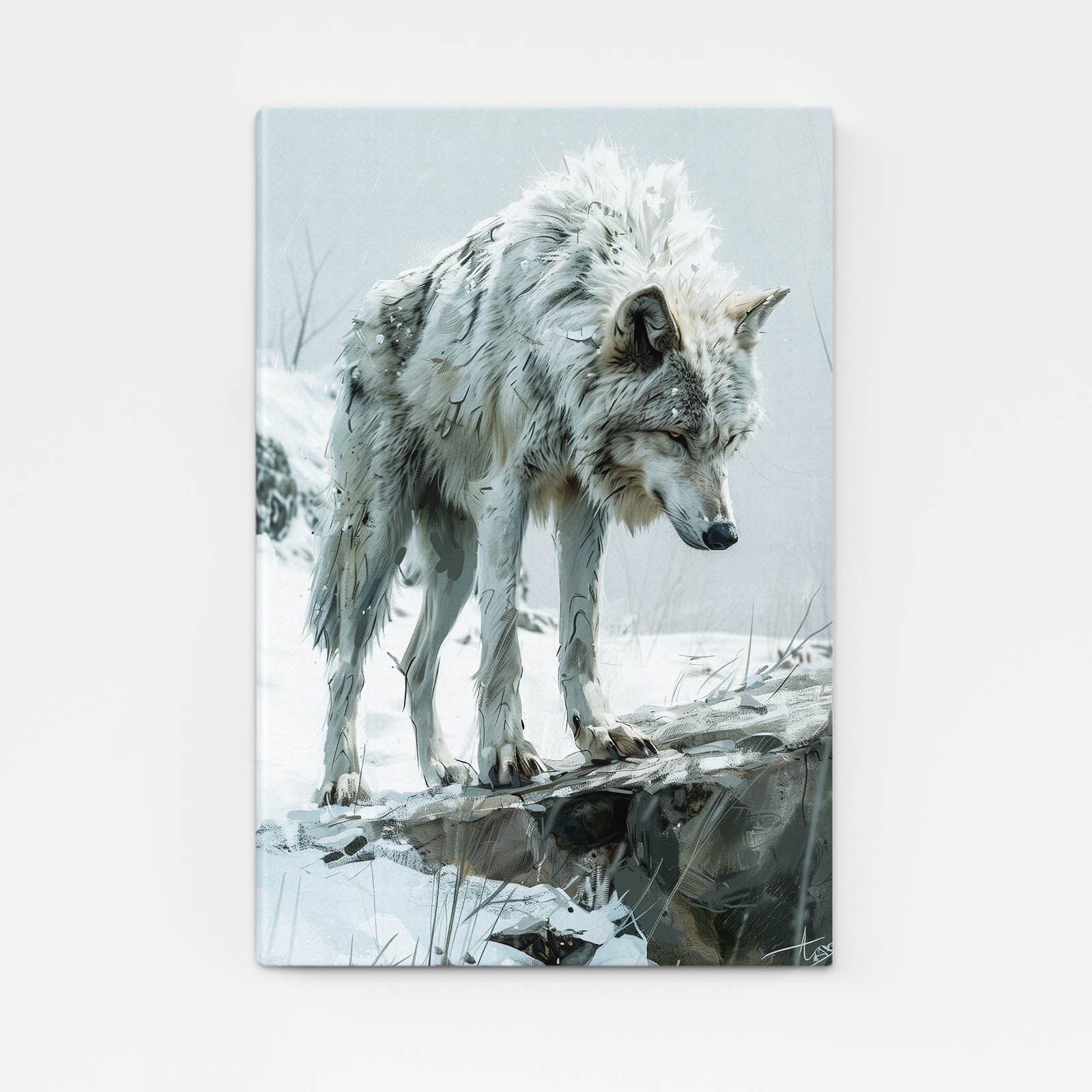 Wolf Art Standing