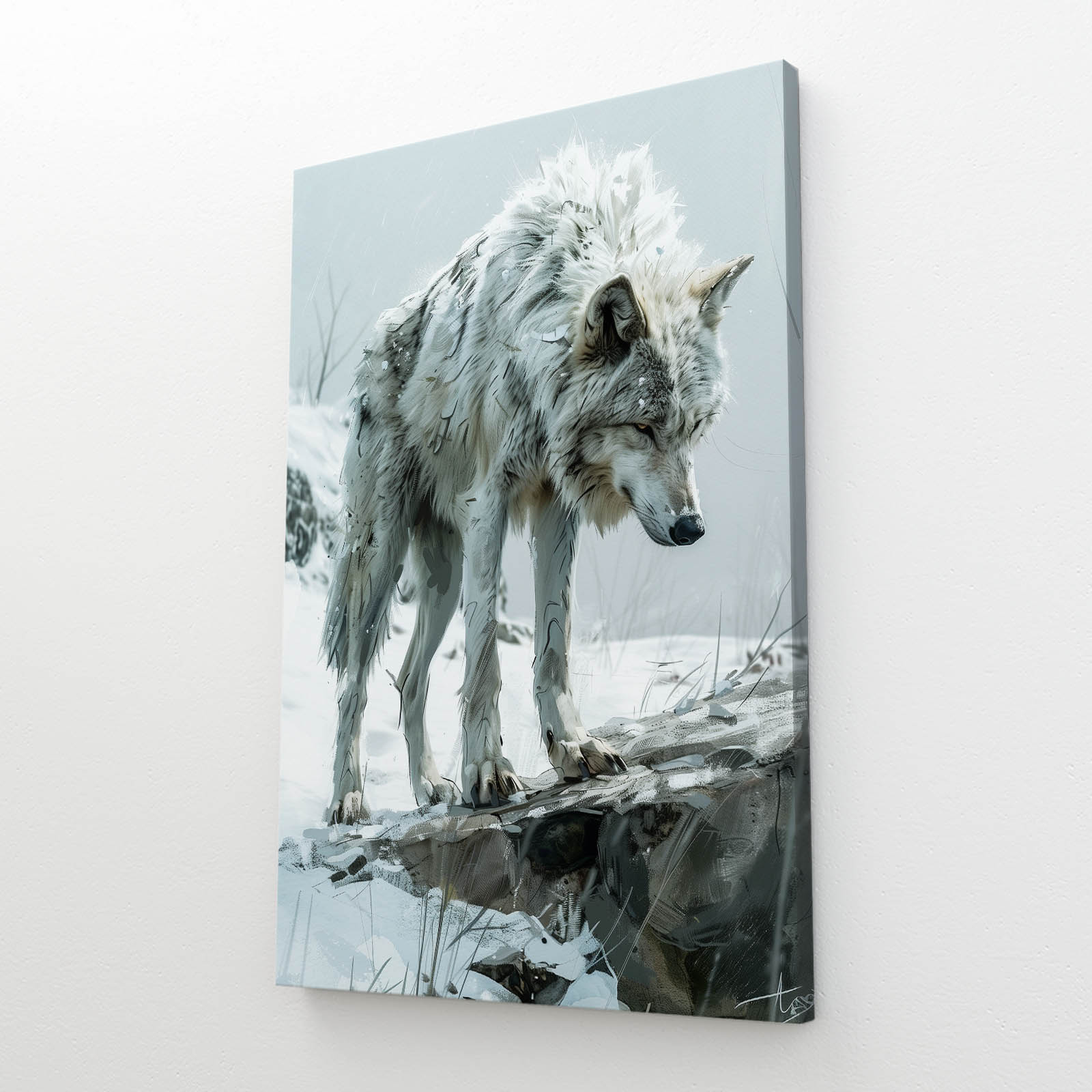 Wolf Art Standing