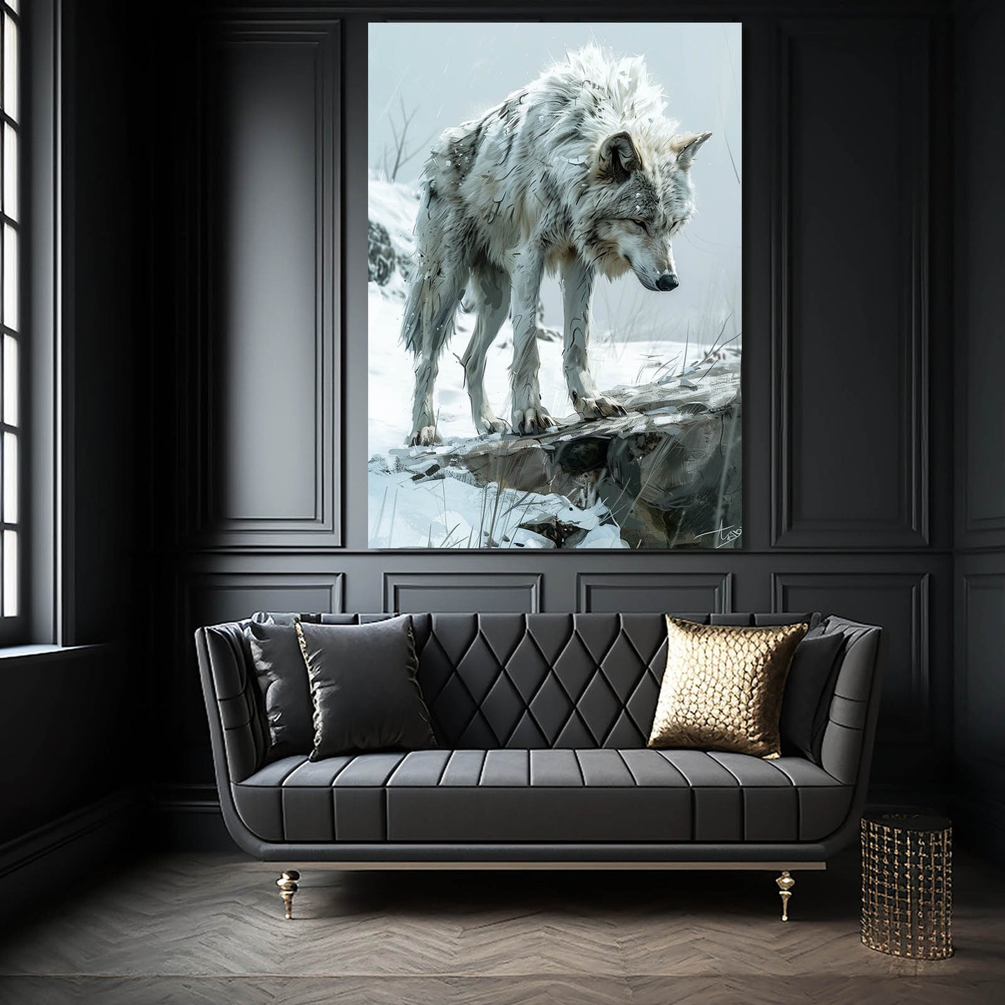Wolf Art Standing