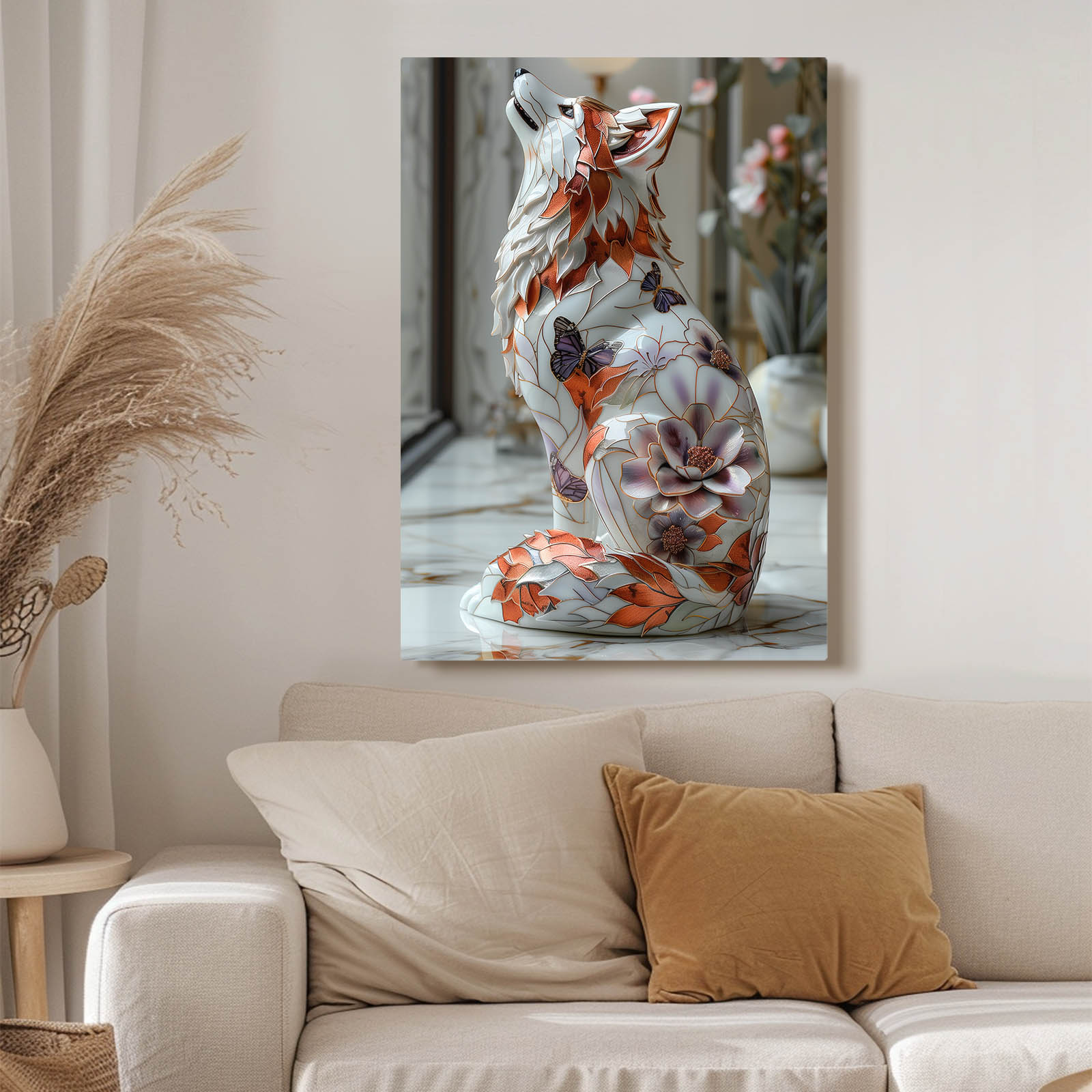 Wolf Art Vintage