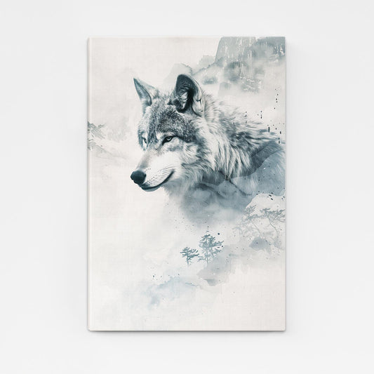Wolf Art Watercolor