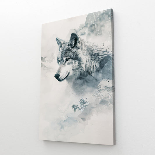 Wolf Art Watercolor