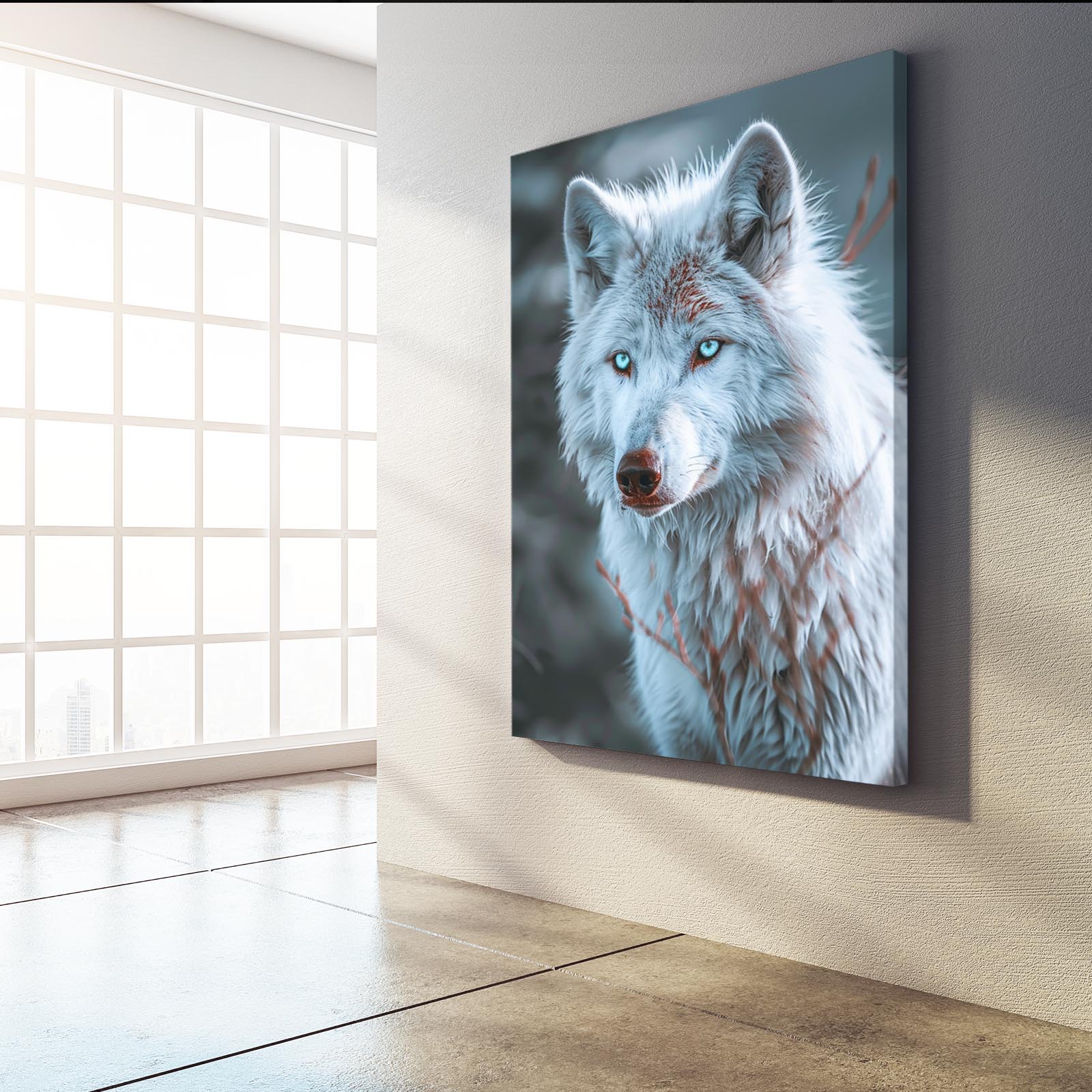Wolf Art White