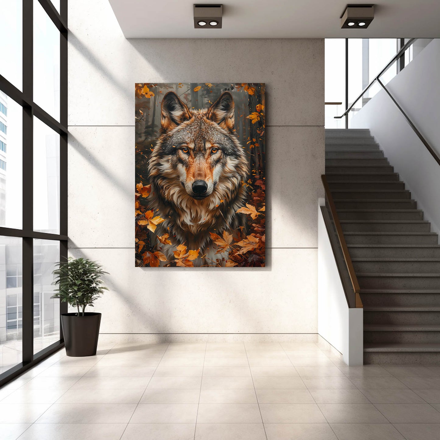 Wolf Canvas Pictures