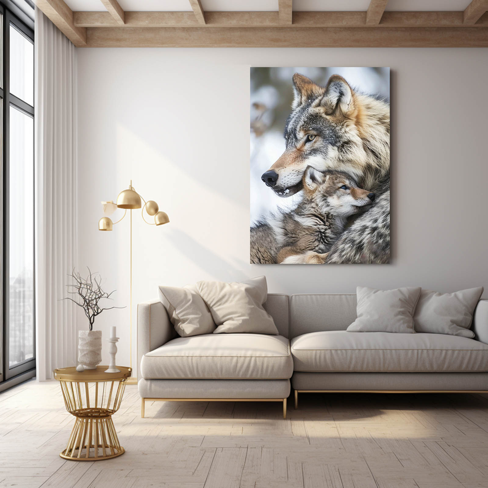 Wolf Family Art