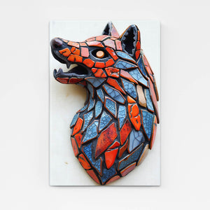 Wolf Geometric Art