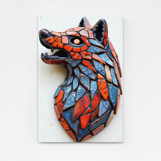 Wolf Geometric Art