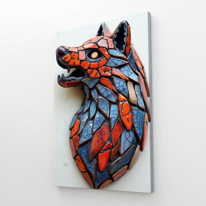 Wolf Geometric Art