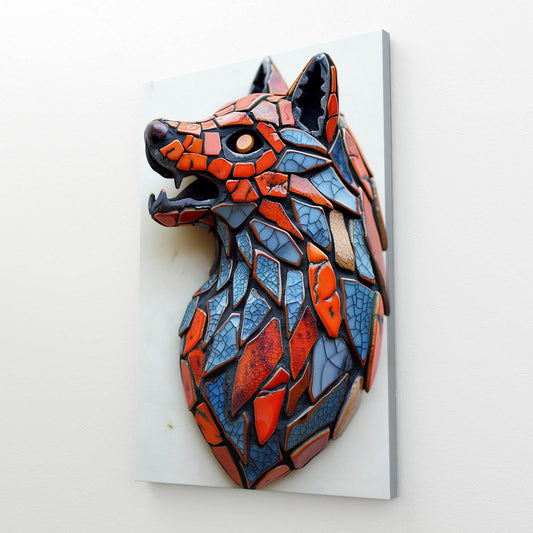 Wolf Geometric Art