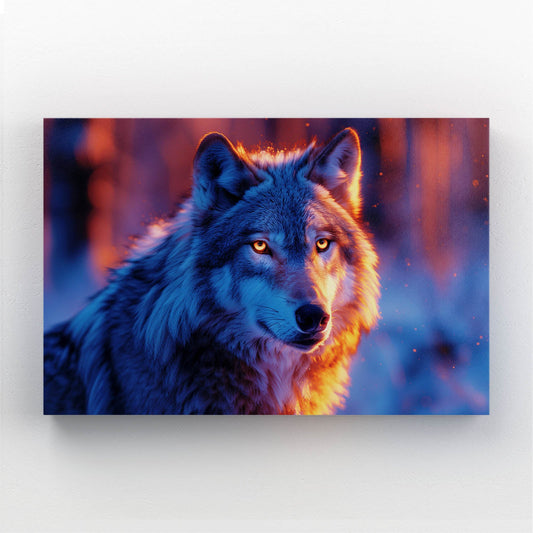 Wolf Glow In The Dark Art