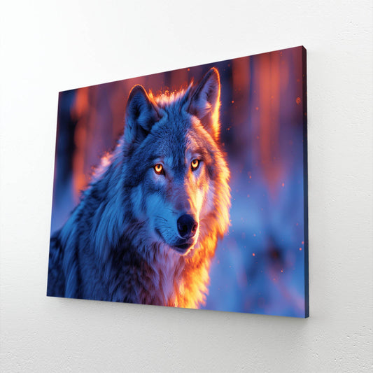 Wolf Glow In The Dark Art