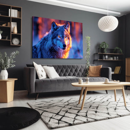 Wolf Glow In The Dark Art