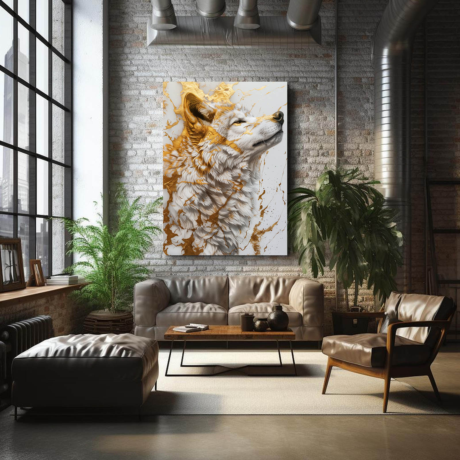 Wolf Gold Art