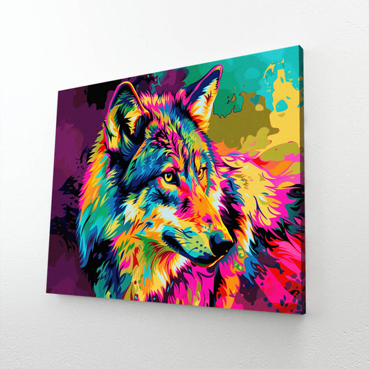 Wolf On Canvas