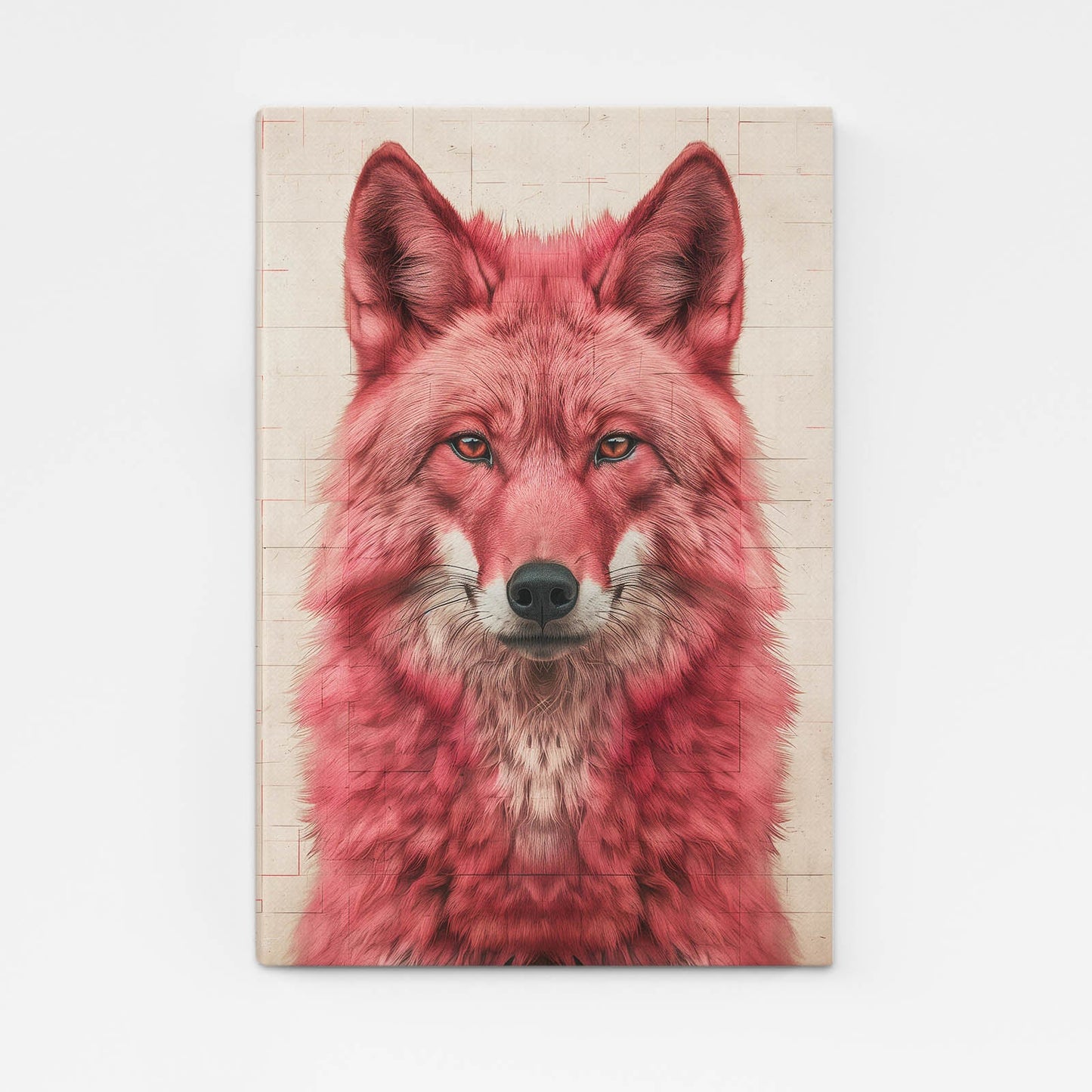 Wolf Pink Art