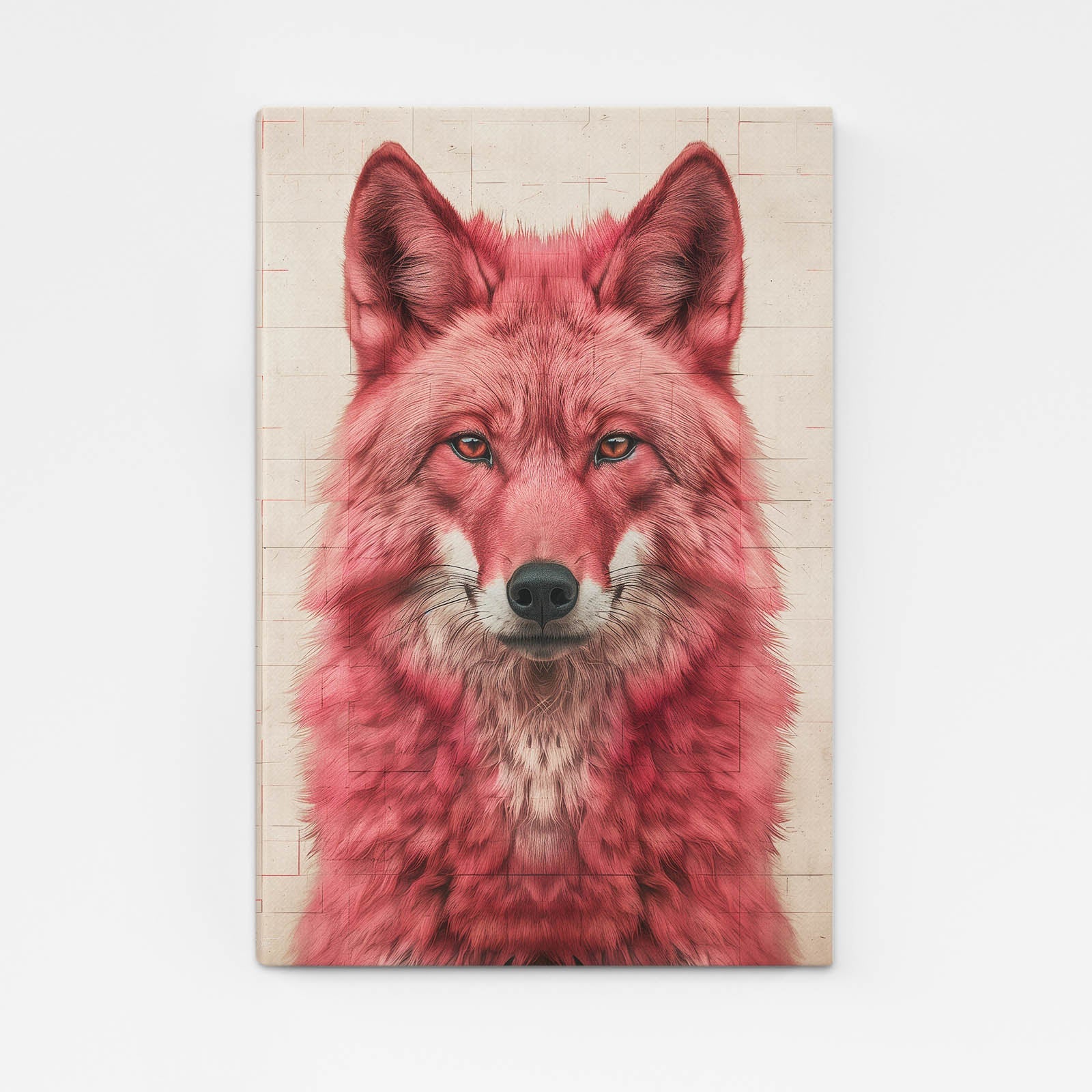 Wolf Pink Art