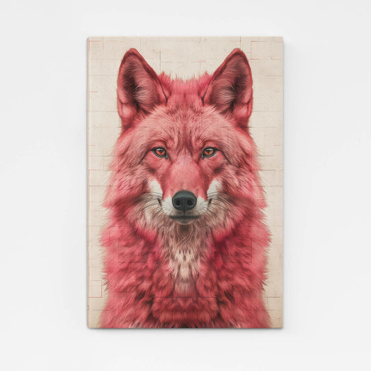 Wolf Pink Art