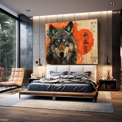 Wolf Pop Art