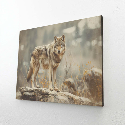 Wolf Standing Art