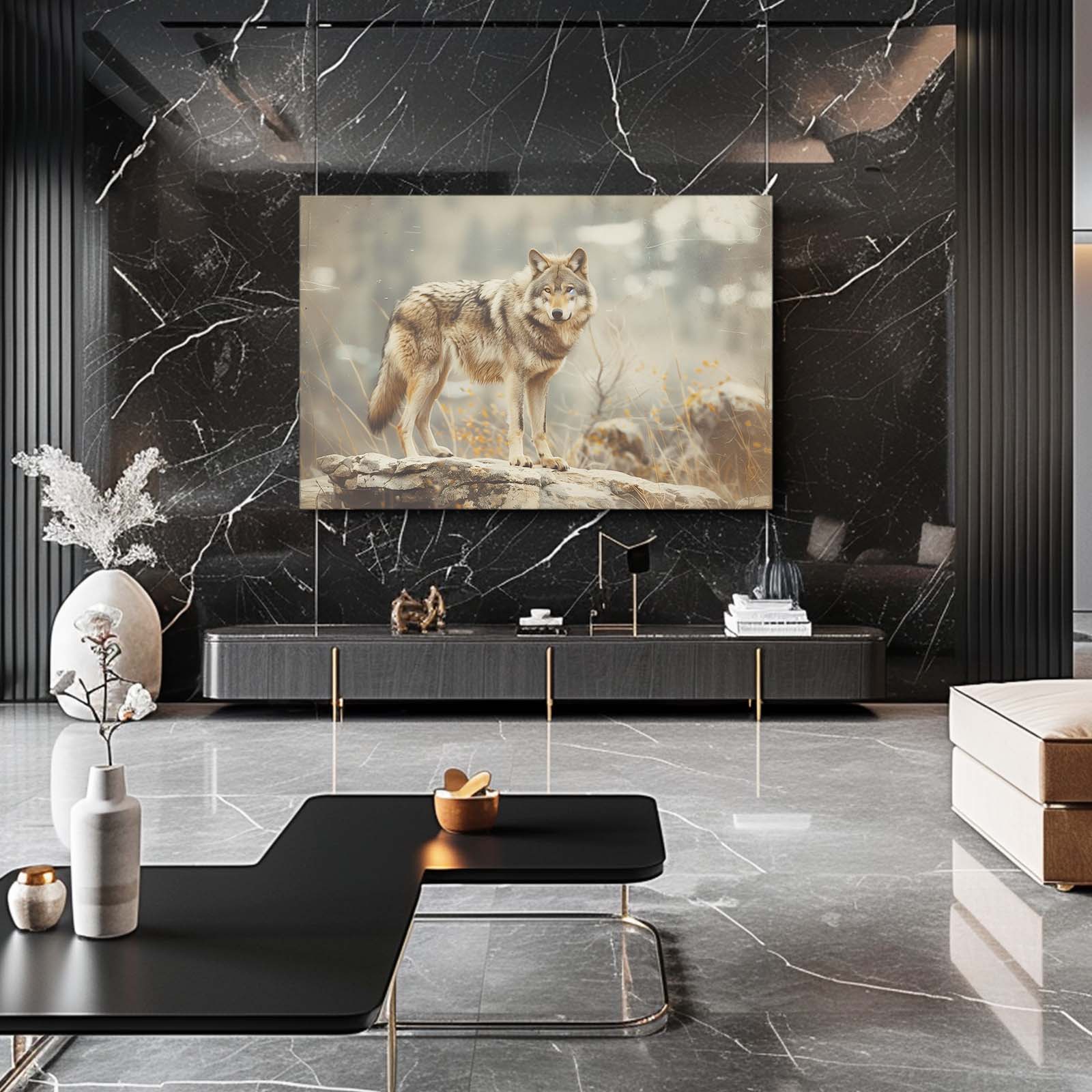 Wolf Standing Art