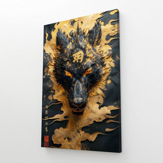Wolf Tribal Art