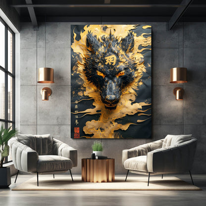 Wolf Tribal Art