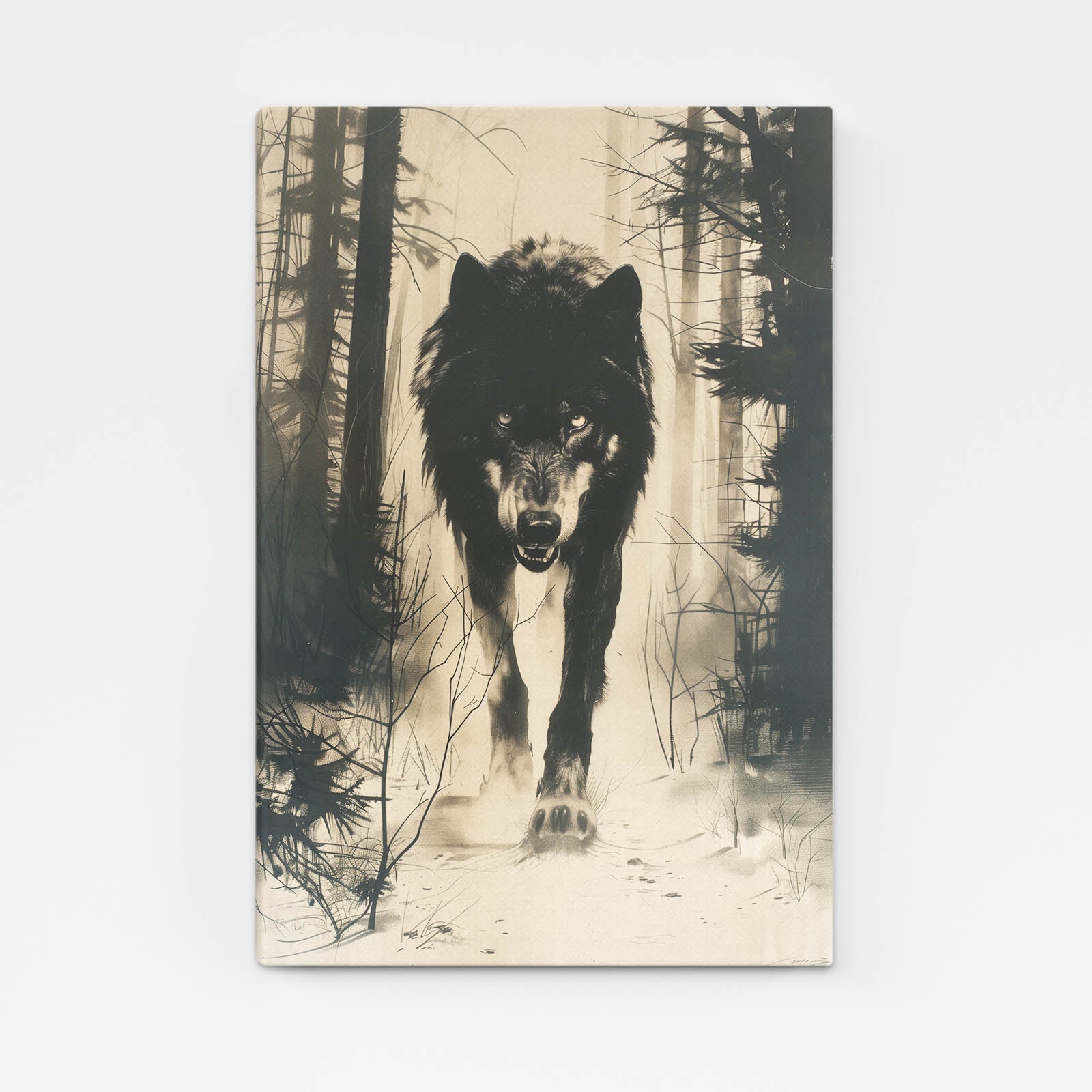 Wolf Vintage Art