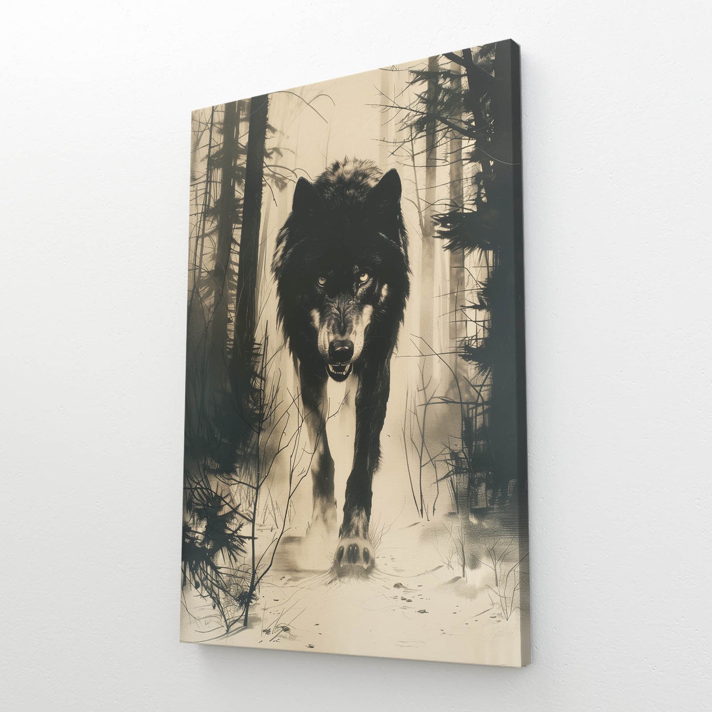 Wolf Vintage Art