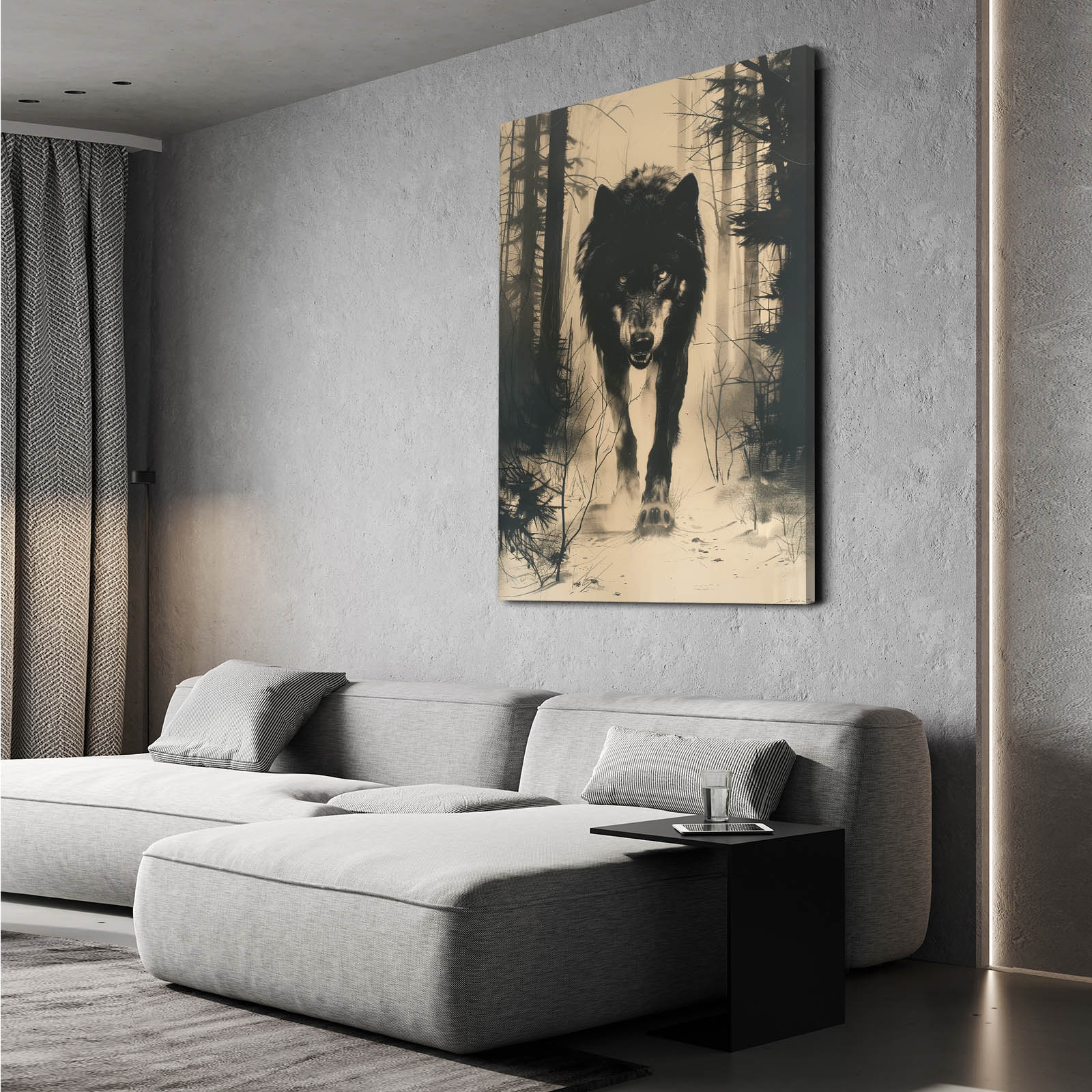 Wolf Vintage Art
