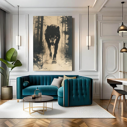 Wolf Vintage Art