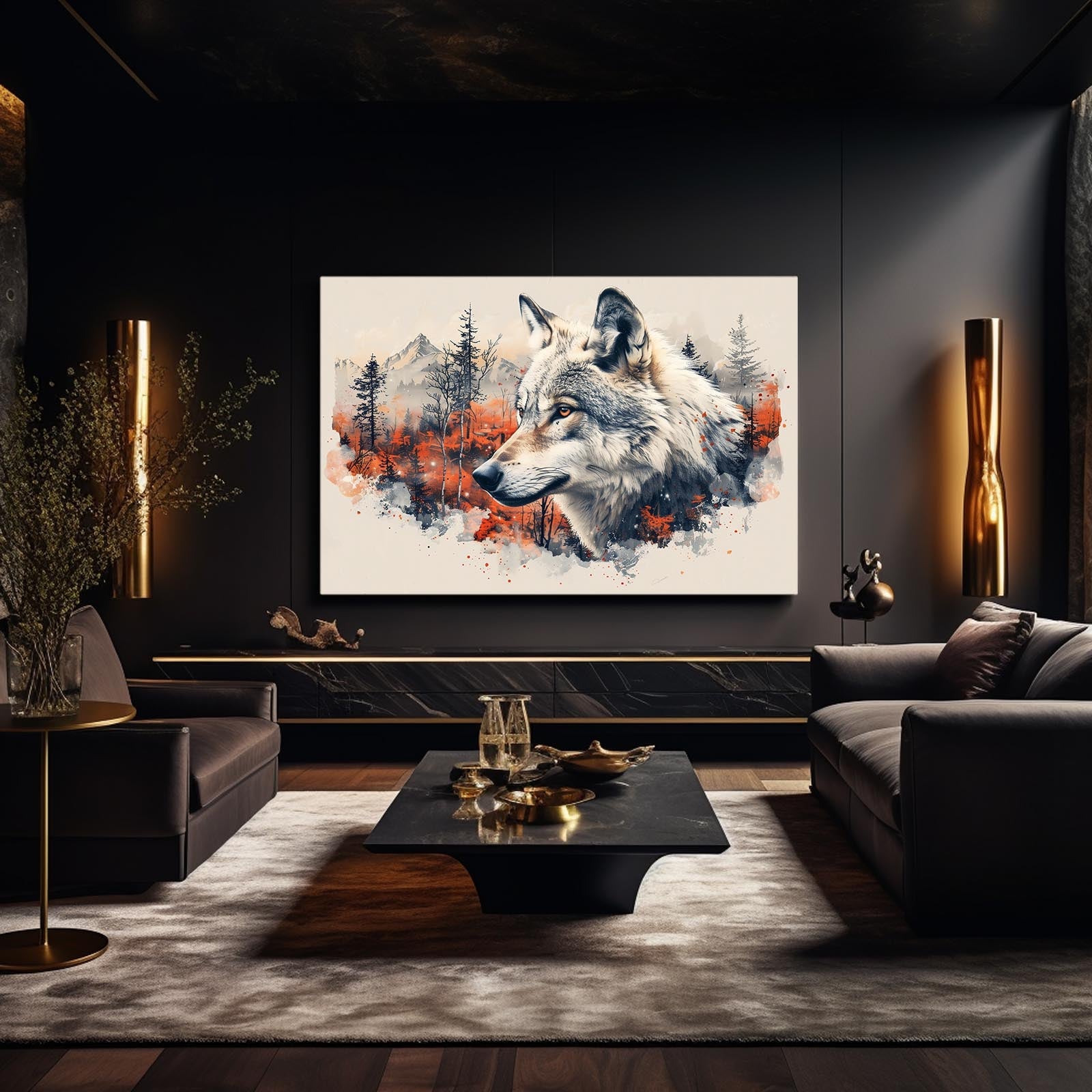 Wolf Wall Decor