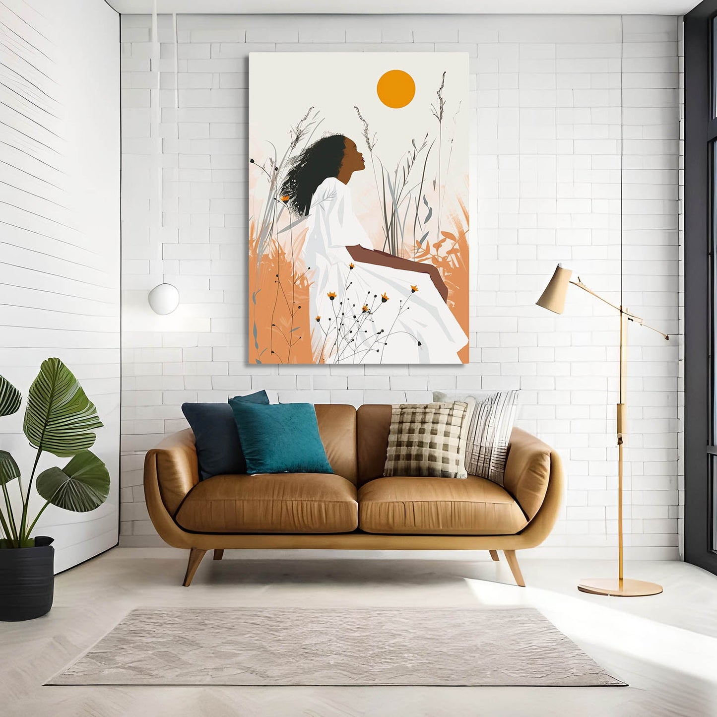 Woman Boho Wall Art