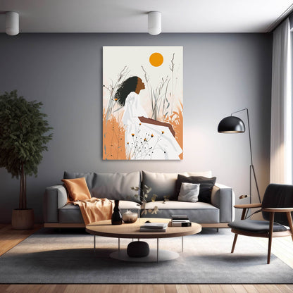 Woman Boho Wall Art