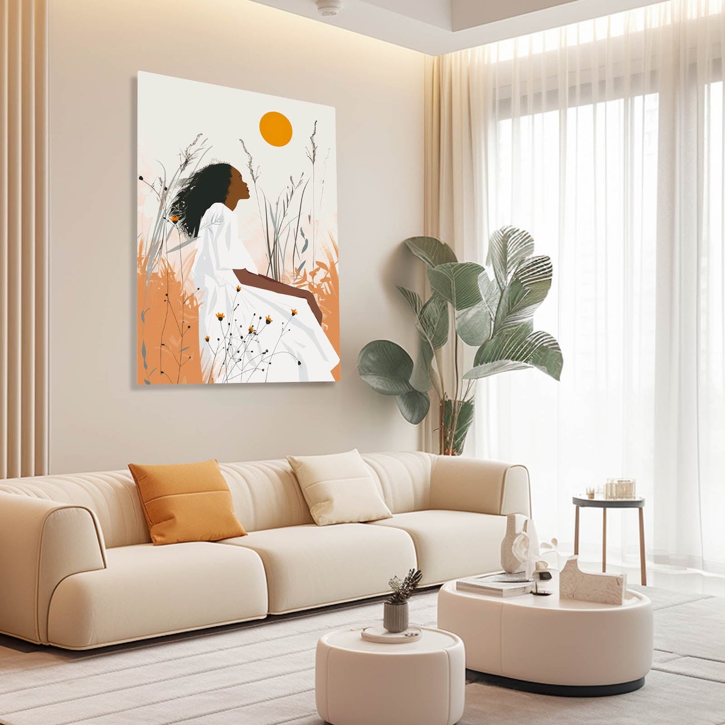 Woman Boho Wall Art