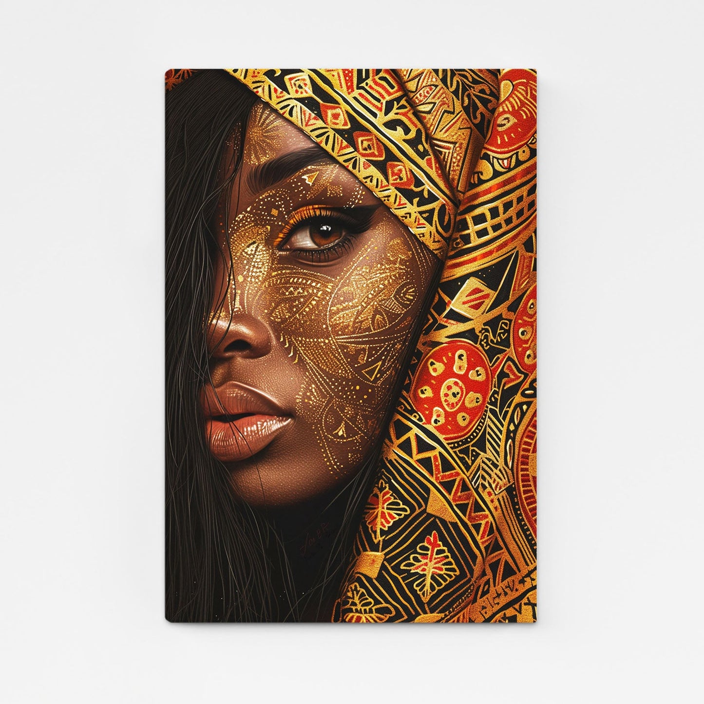 Women African Art Canvas