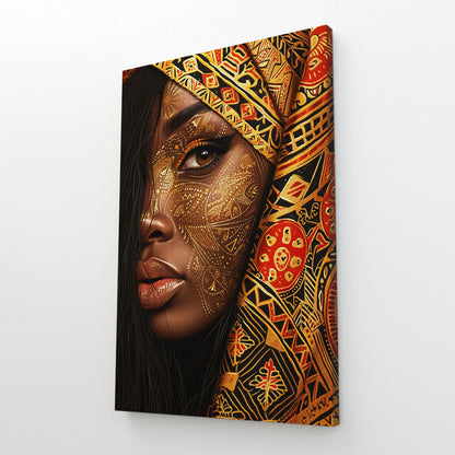 Women African Art Canvas