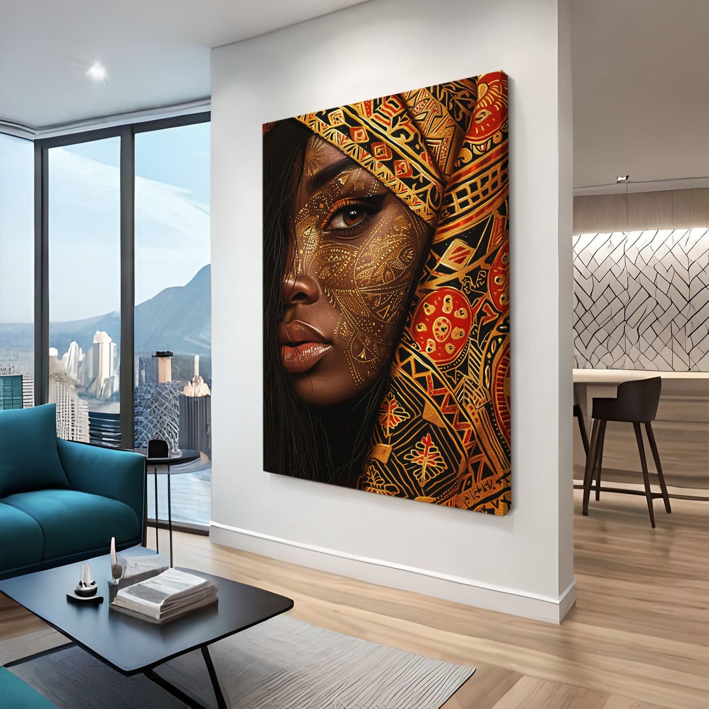 Women African Art Canvas